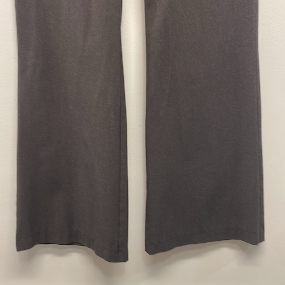 Old Navy Vintage Y2K Flat Front Wide Leg Chocolate Brown Dress Pants 4 - Picture 3 of 15